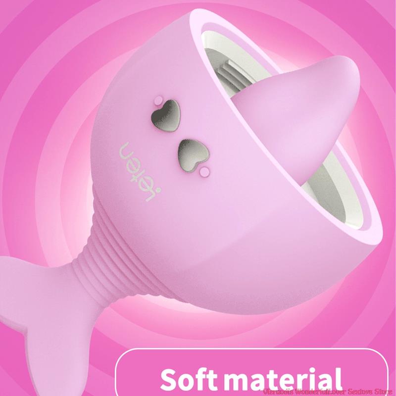 Leten Sucking Vibrator for Women - Tongue Lick, Nipple, Clit, Pussy, Oral, Blowjob, Clitoris Stimulator Sucker, Vibrating Sex Toy for Couples