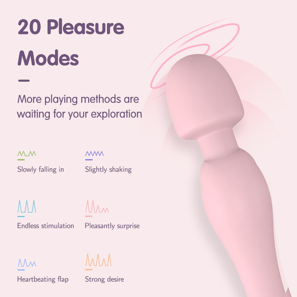 DRYWELL AV Vibrators for Women Powerful Magic Wand Sex Toys for Women Female Vibrator Clitoris Stimulator Toys for Adults 18 Sex