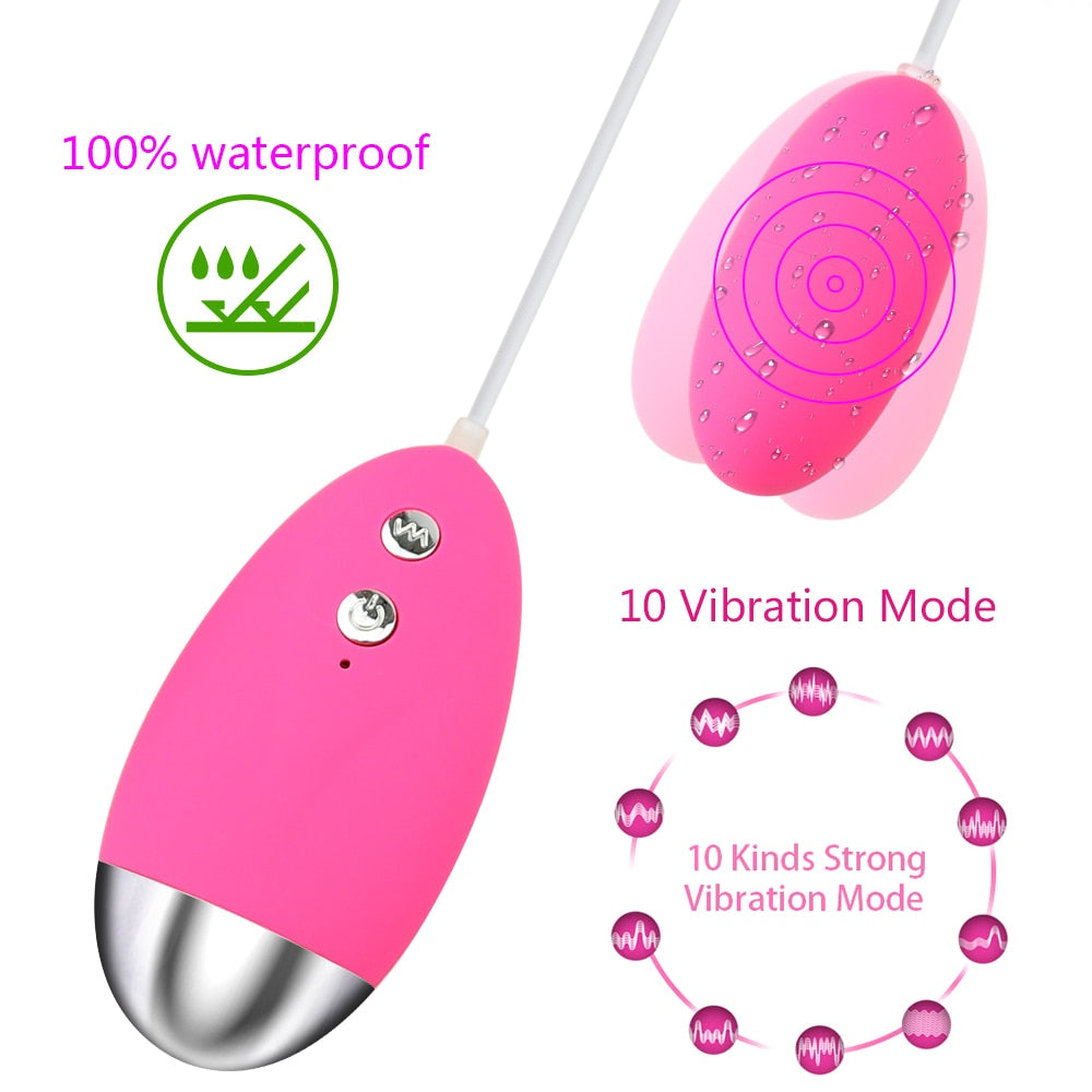 Man Nuo 10 Speed Egg Vibrator Sex Product Remote Control Vibrating Egg Sex Toys for Women Strong Vibration