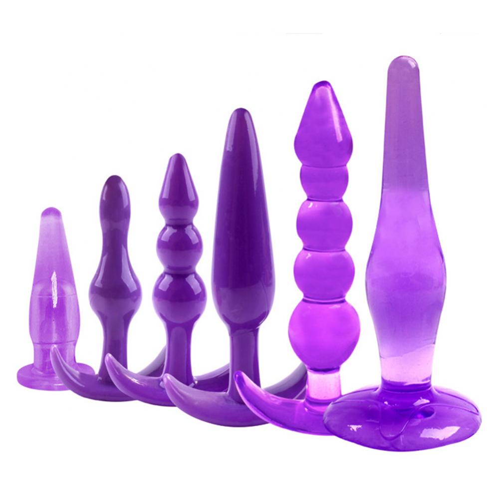 Massager Massage Sex Toy Butt Plug 6Pcs/Set Anal Trainer Kit Butt Plugs Couple Flirting Prostate Massager