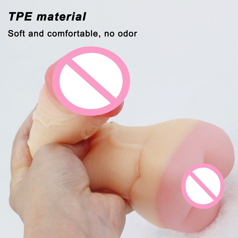 Realistic Silicone Male Masturbator Sex Toy Pocket Pussy Real Vagina Anal Massager Couple Unisex Sex Shop for 18+ Adult Tools