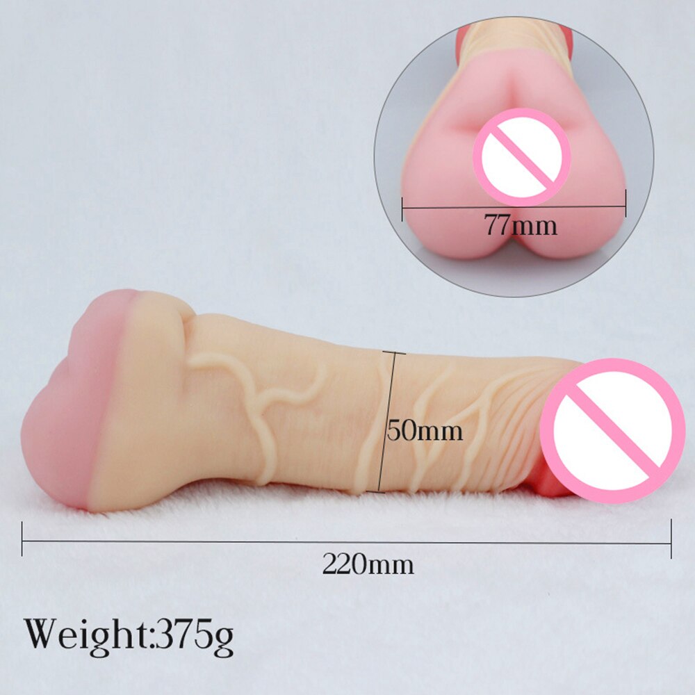 Realistic Silicone Male Masturbator Sex Toy Pocket Pussy Real Vagina Anal Massager Couple Unisex Sex Shop for 18+ Adult Tools