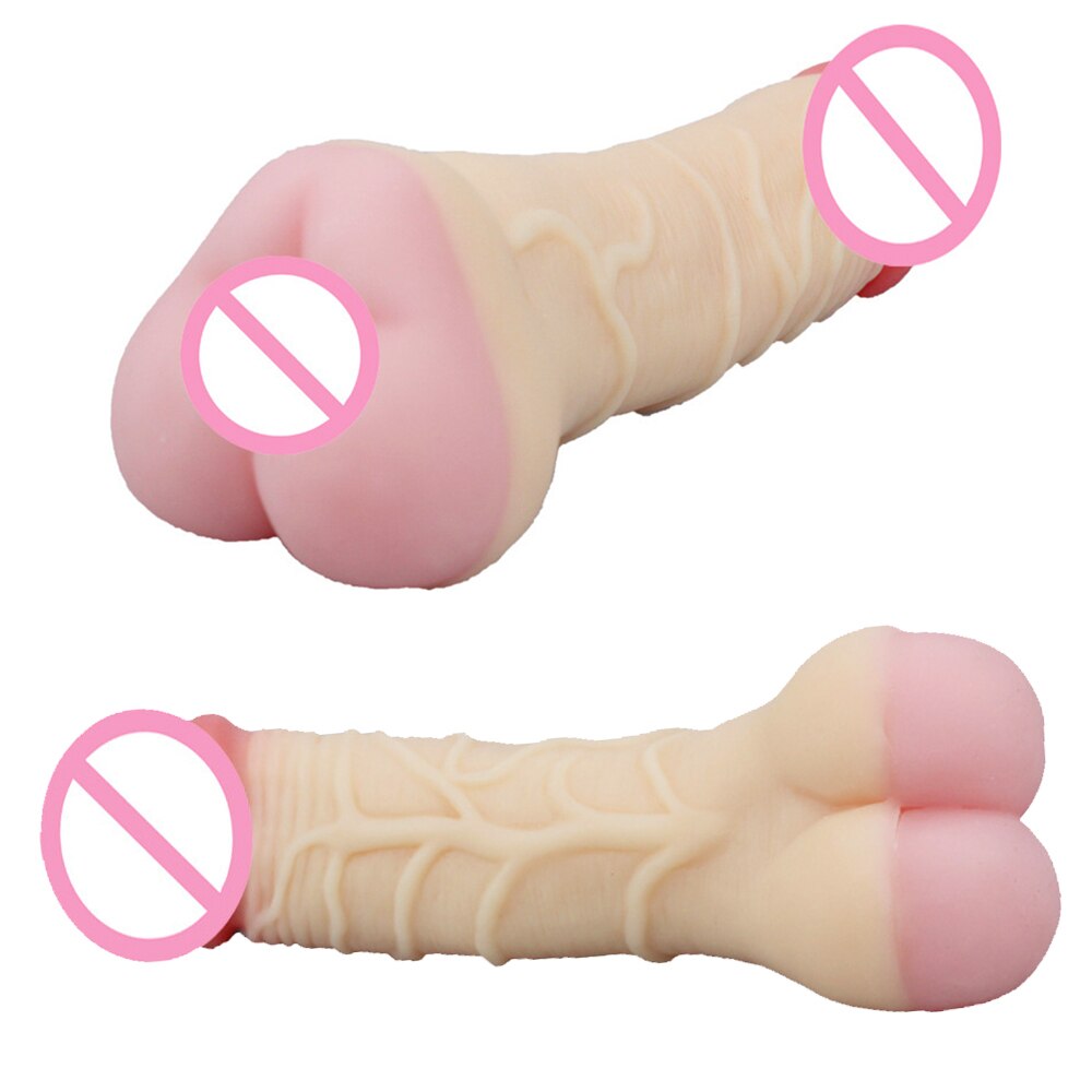 Realistic Silicone Male Masturbator Sex Toy Pocket Pussy Real Vagina Anal Massager Couple Unisex Sex Shop for 18+ Adult Tools