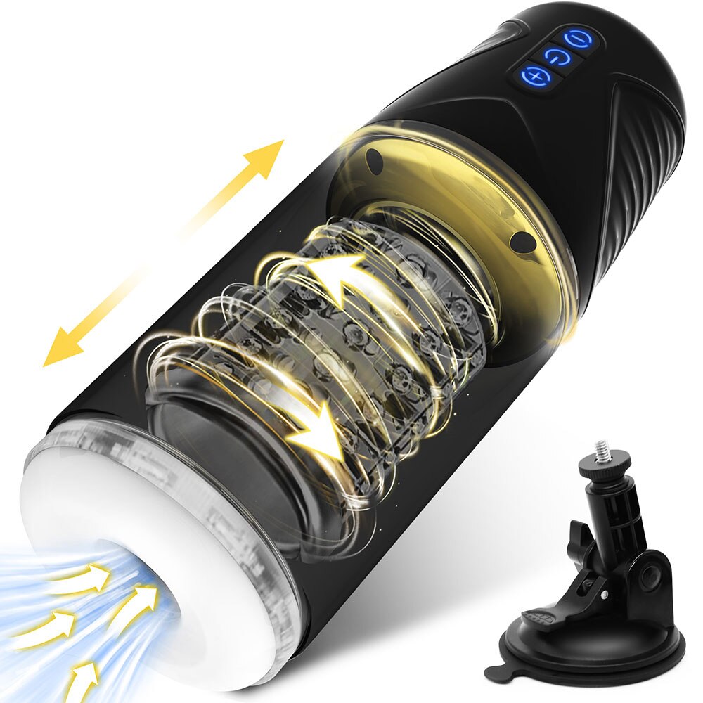 Best-Selling Male Masturbator Automatic Intimate Adult Product For Men Penis Suction Cup Machine Blowjob Masturbator Sex Toy For Men
