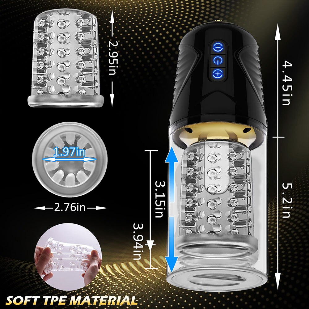 Best-Selling Male Masturbator Automatic Intimate Adult Product For Men Penis Suction Cup Machine Blowjob Masturbator Sex Toy For Men
