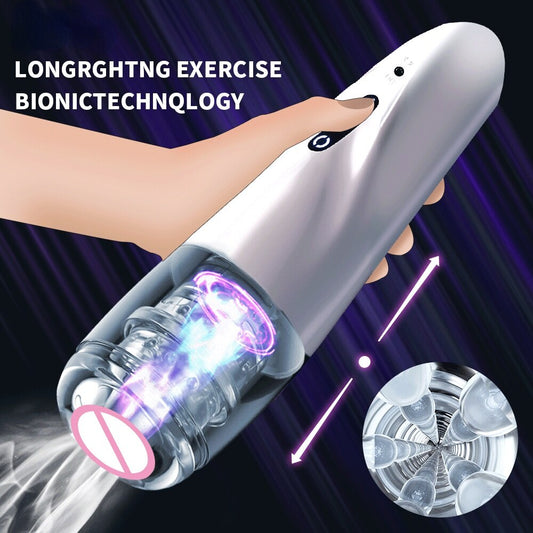 Automatic Rotating Men's Masturbator Pocket Pussy Adult Masturbation Tools Sex Toy for Men Realistic Vagina