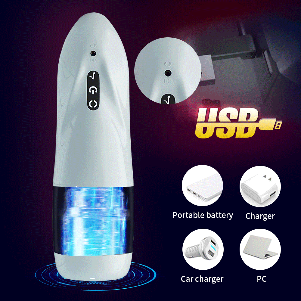 Automatic Rotating Men's Masturbator Pocket Pussy Adult Masturbation Tools Sex Toy for Men Realistic Vagina