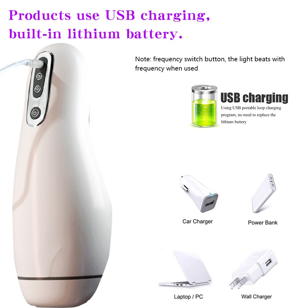 Automatic Male Masturbator Sucking Machine Real Vacuum Vagina Cup Adult Toy Sucker Vibrating Blowjob