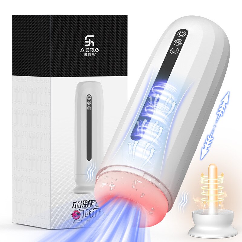 อัตโนมัติใส่ชาย Masturbator ถ้วยดูดซิลิโคนที่สมจริงช่องคลอด Mens หัวเต่า Masturbating Mens ของเล่นเพศผู้ใหญ่