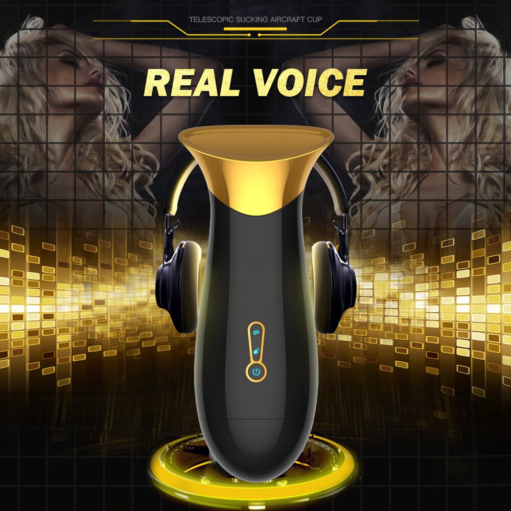 Automatic Suction Male Masturbator, One-Click Orgasm, 7 Vibration Modes, 3D Realistic Vagina, Oral Sex Toy for Men