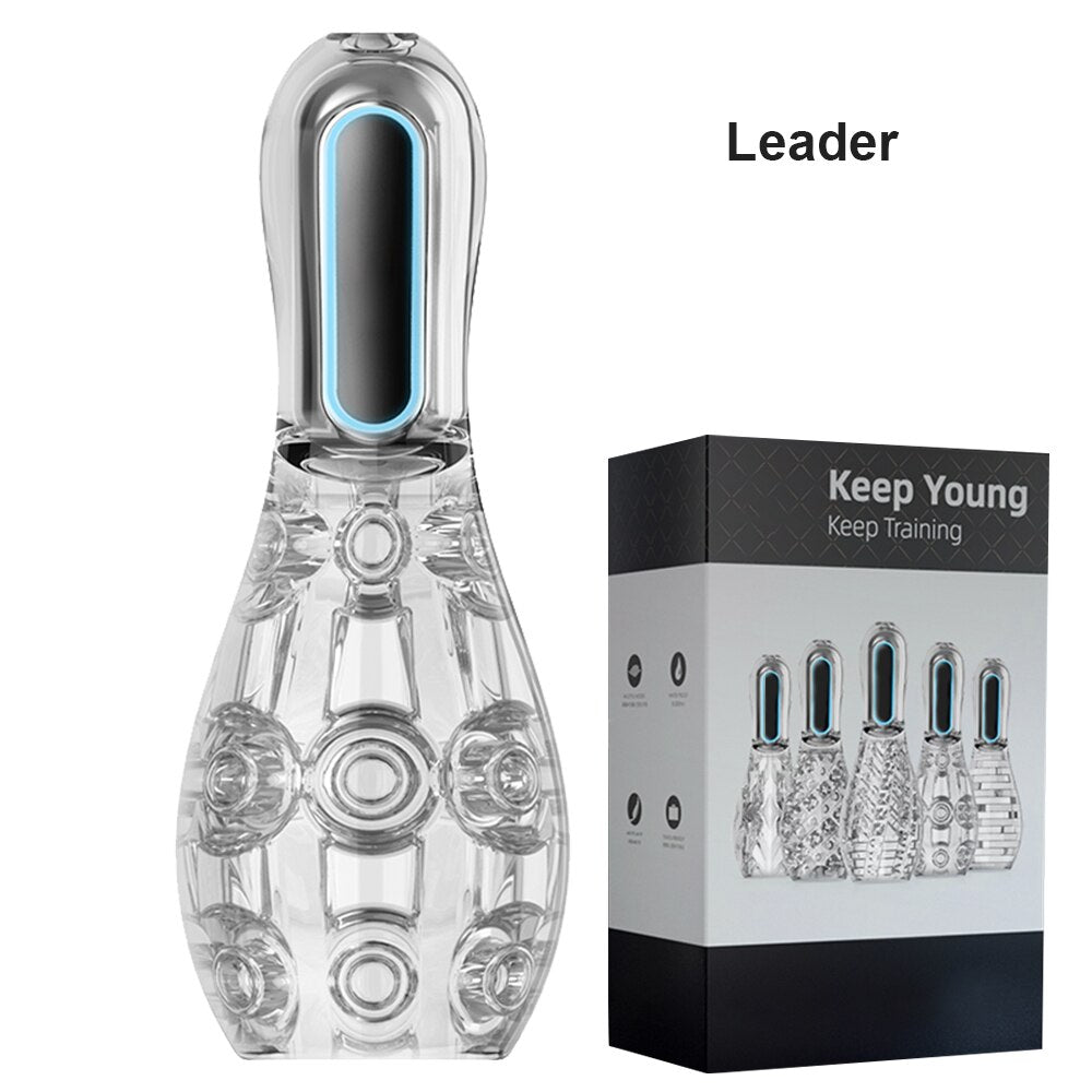 Automatic Suction Male Masturbator Real Oral Sex Glans Trainer Penis Massage Cock Enlarger Glans Vibrator Sex Toy for Men