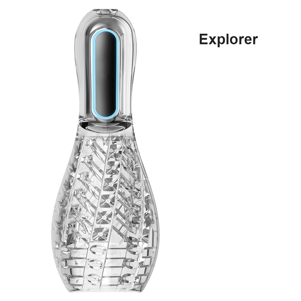 Automatic Suction Male Masturbator Real Oral Sex Glans Trainer Penis Massage Cock Enlarger Glans Vibrator Sex Toy for Men