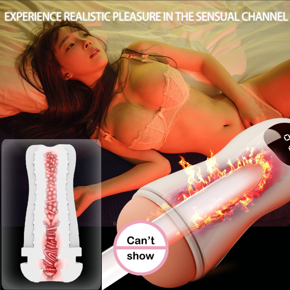 Male Masturbator Cup Realistic Vagina Anal Blowjob Penis Massager Pocket Pussy Sex Toy Male Orgasm Adult Cup Product