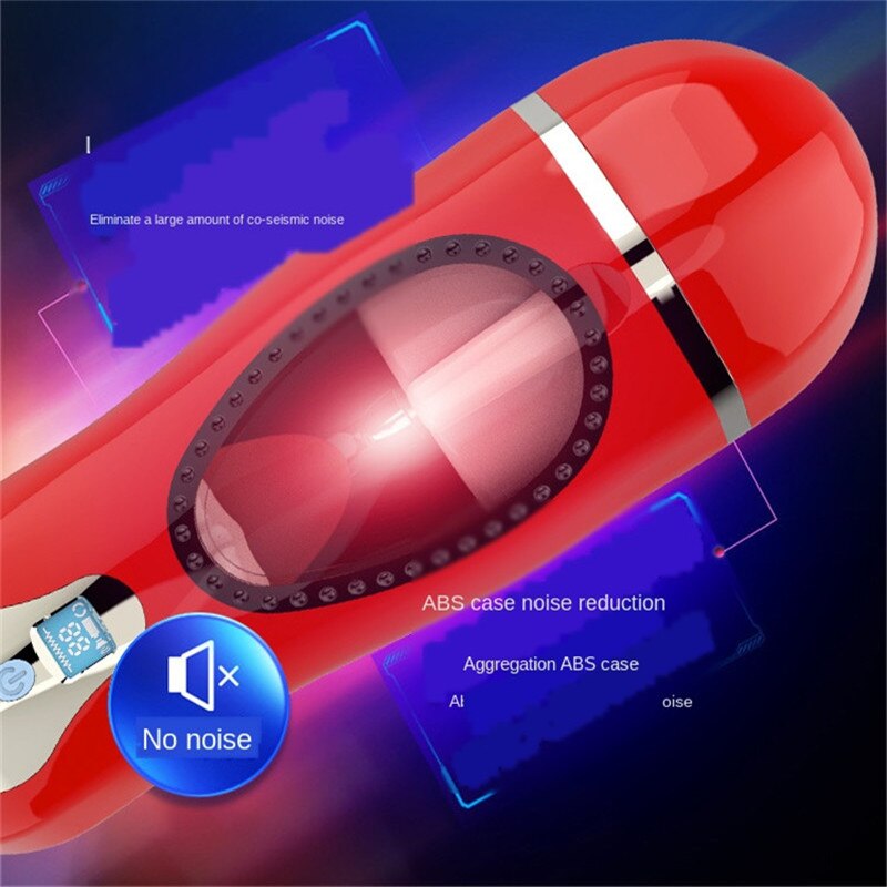 Suck Cock Tongue Lick Male Masturbator Vibrator for Men Automatic Oral Deep Throat Vaginal Masturbator Cup Heating Male Toy