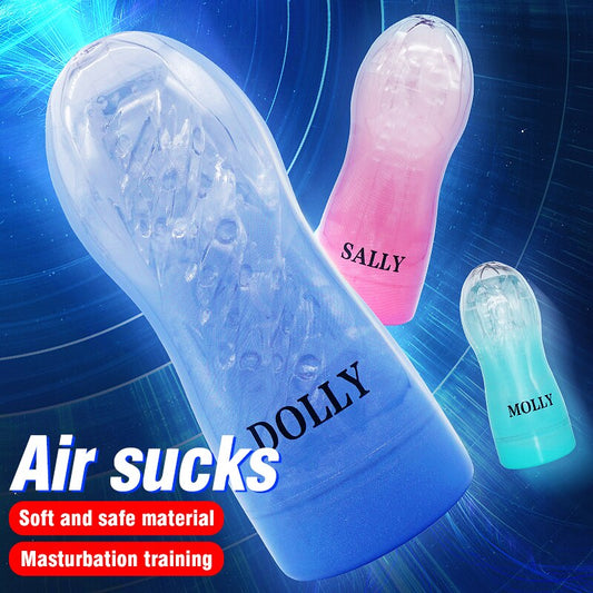 ชาย Masturbator คัพนุ่มหีเซ็กซ์ทอยโปร่งใสช่องคลอดผู้ใหญ่ความอดทนการออกกำลังกายอุปกรณ์เสริมเพศสัมพันธ์สูญญากาศถ้วยพ็อกเก็ตสำหรับชาย