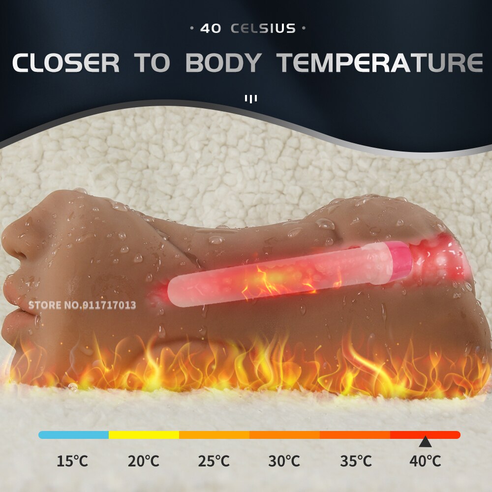 Realistic Vagina Pocket Artificial Male Masturbators Cup Soft Deep Realistic Anal Silicone Sex Toys