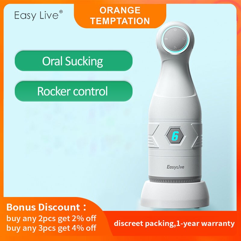 Powerful Sucking Masturbators, Strong Heating Vibrating Sex Toy for Men, Deep Throat Pussy Vaginal Masturbation Cup