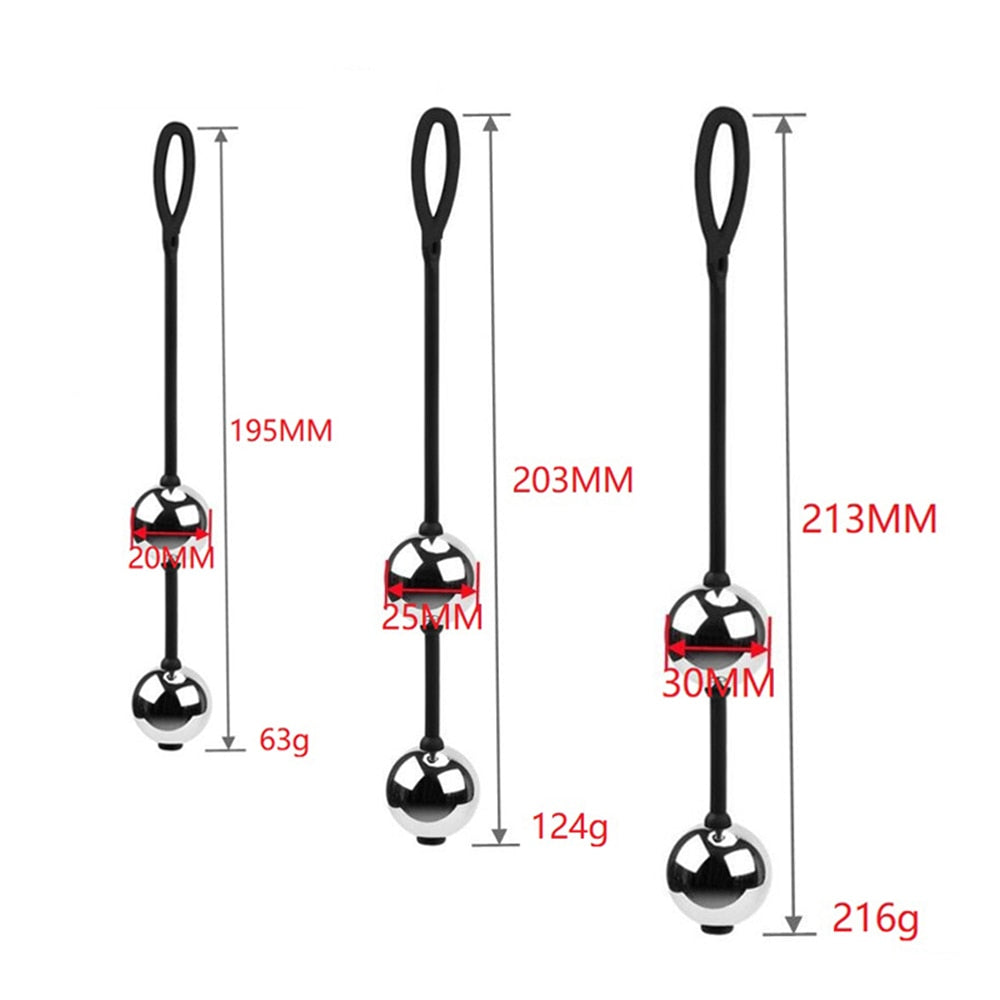 Metal Geisha Balls Vaginal Balls Kegel Ball Ben Wa Ball Anal Beads Vagina Tighten Exercise Anal Plug Sex Toy for Women Sex Shop