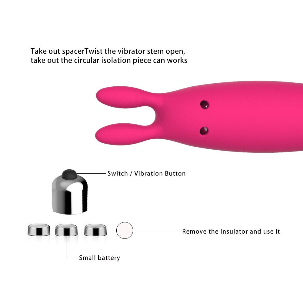Mini G-Spot Clitoral Dildo Vibrator Jump Sex Toys for Women Masturbation Anal Plug Adult Games 18 Excitation Fidget Device