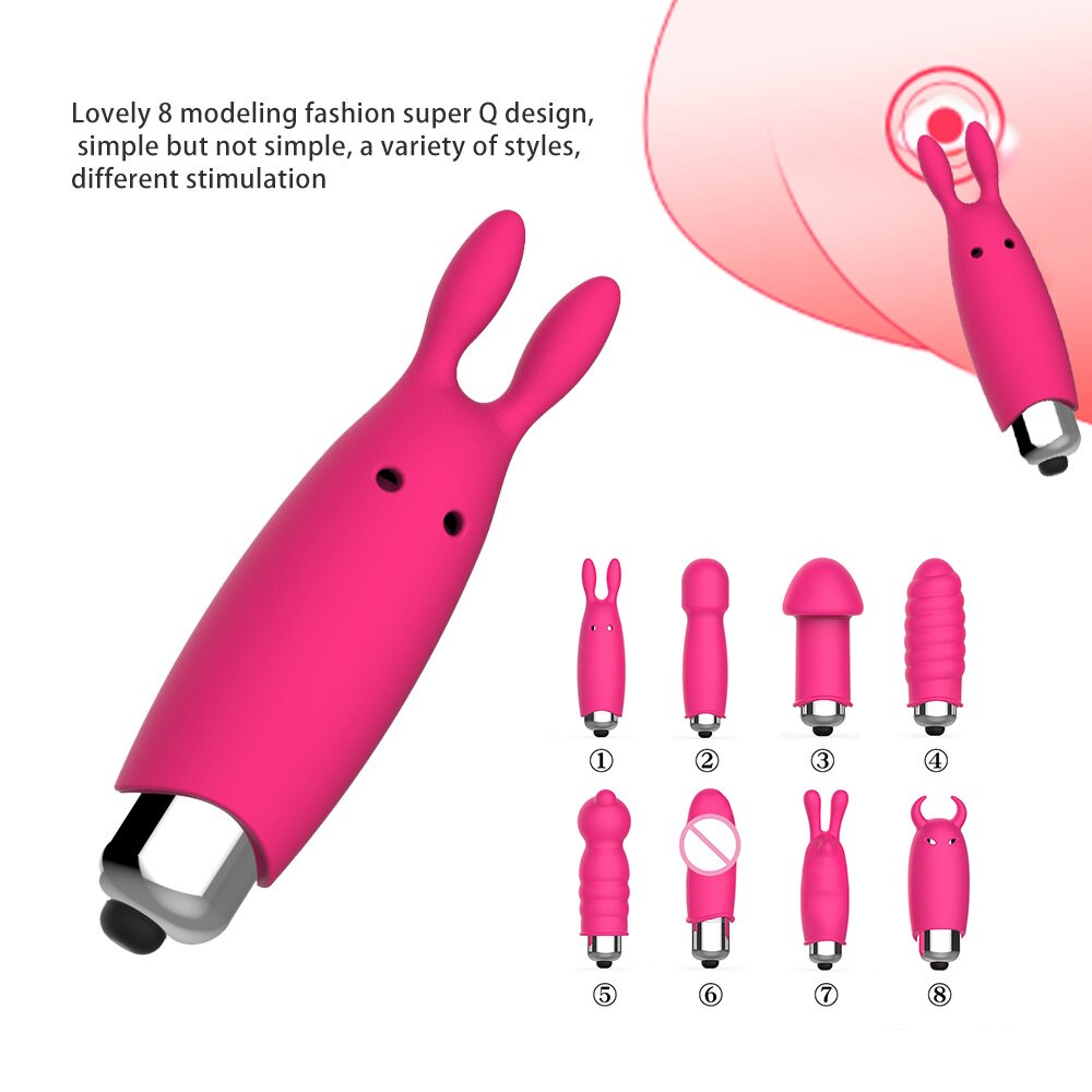 Mini G-Spot Clitoral Dildo Vibrator Jump Sex Toys for Women Masturbation Anal Plug Adult Games 18 Excitation Fidget Device