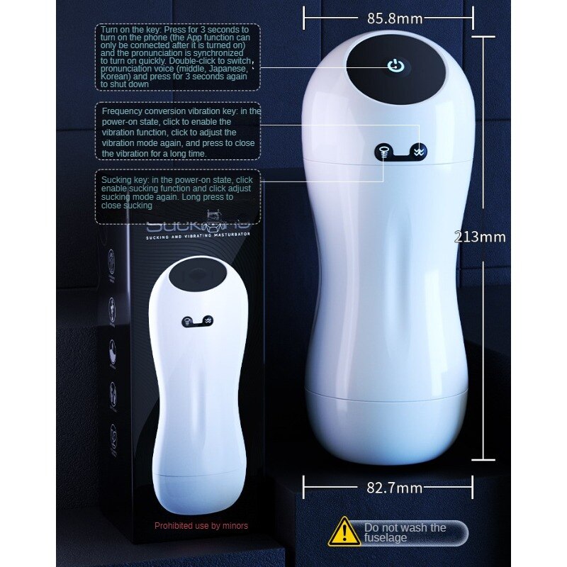 Smart Automatic Male Masturbator Cup Xiaomi Automatic Suction Blowjob Automatic Vibration Men's Sex Toy