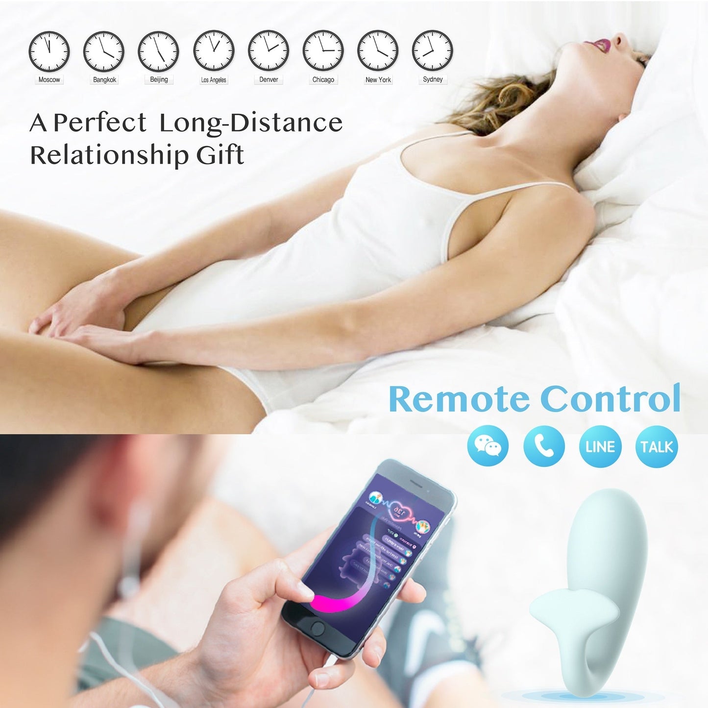 Monster Pub 1X Bluetooth Remote Vibrators Rechargeable Clitoral & G-Spot Sex Toys for Adults 18 Women Masturbator Product