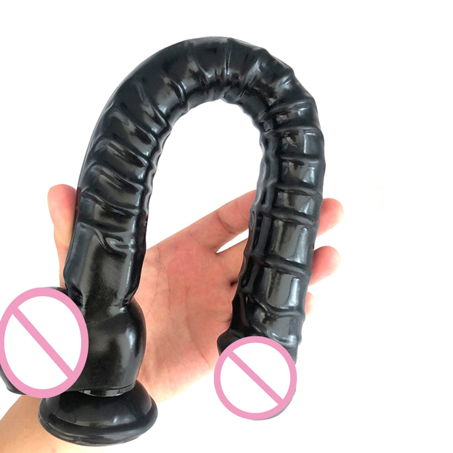 NNSX Super Long Sex Products Dildo Flexible Masturbation G Spot Stimulation 41CM Ass Plug Adult Toy for Woman Big Booty Sex Toy