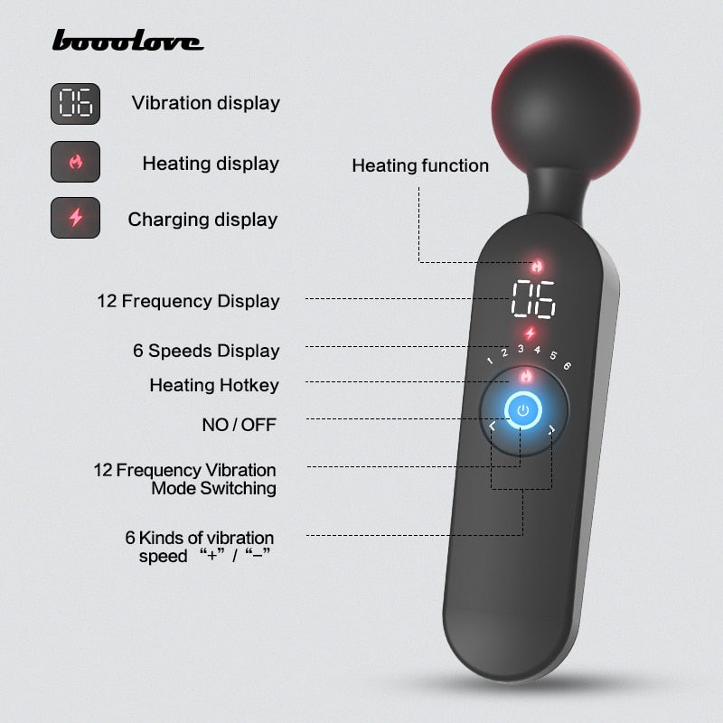 New AV Vibrator Wireless USB Rechargeable Massager Goods Dildos Magic Wand for Women Clitoris Stimulator Sex Toys for Adults 18