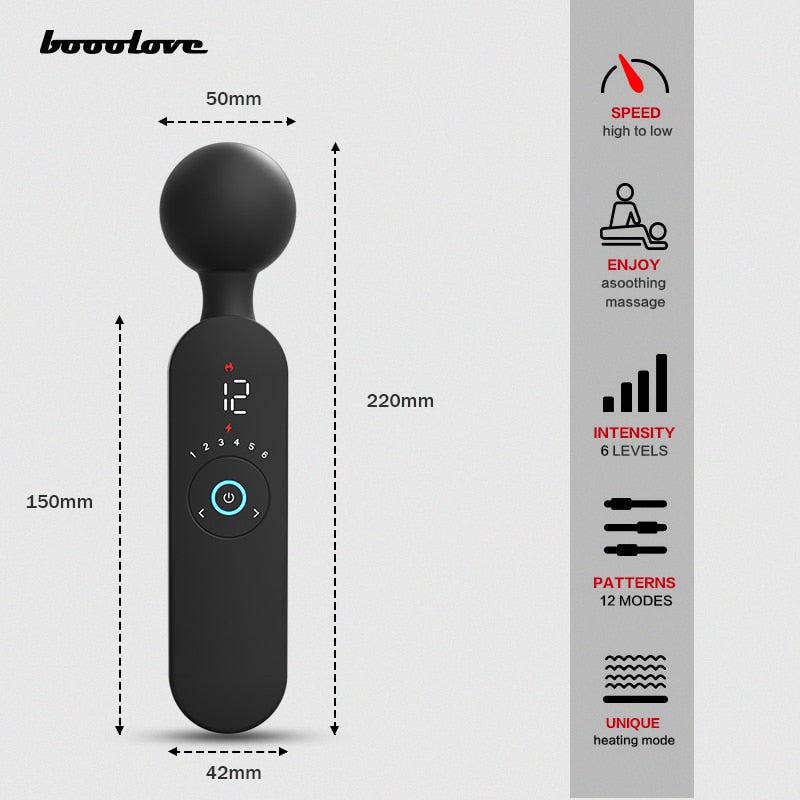 New AV Vibrator Wireless USB Rechargeable Massager Goods Dildos Magic Wand for Women Clitoris Stimulator Sex Toys for Adults 18