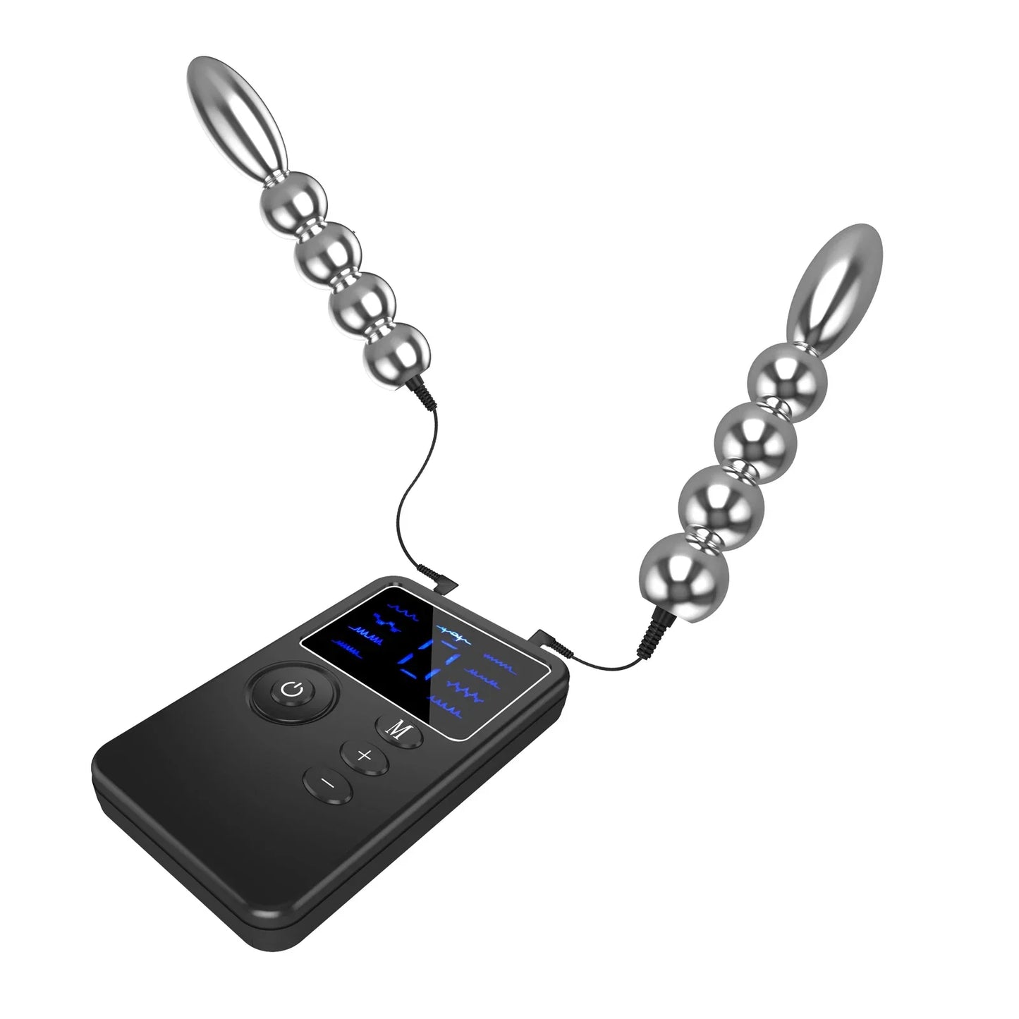 New Dual Output Electric Shock Host Electrosex Electroshock Anal Butt Plug . Electrostimulator Anal Bdsm Adult Sex Toys . E-stim