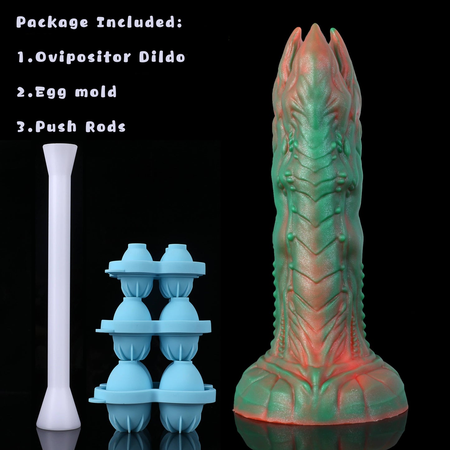 Nothosaur Soft Anal Plug Ovipositor Dildo Penis WITHOUT EGG Fantasy Dildo Vaginal Balls Buttplug for Men Women Sex Toys BDSM Toy
