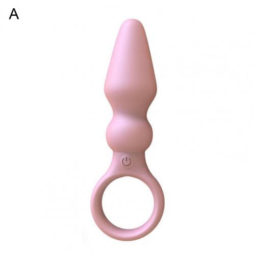 OLO Anal Plug Skin-friendly Smooth Universal 10 Frequency Vibration Silicone Female Prostate Massager Anal Beads Couple Sex Toys