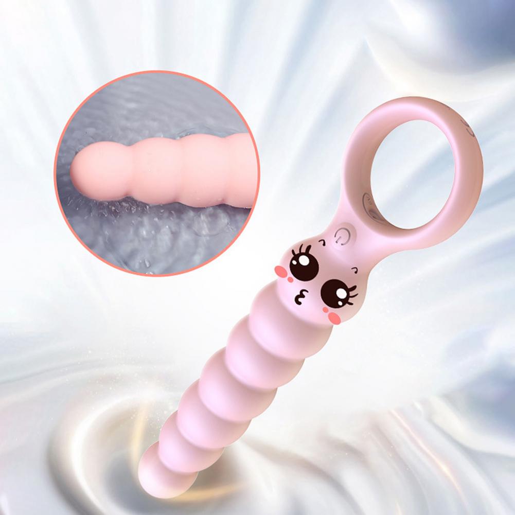 OLO Anal Plug Skin-friendly Smooth Universal 10-Frequency Vibration Silicone Female Prostate Massager Anal Beads Couple Sex Toys