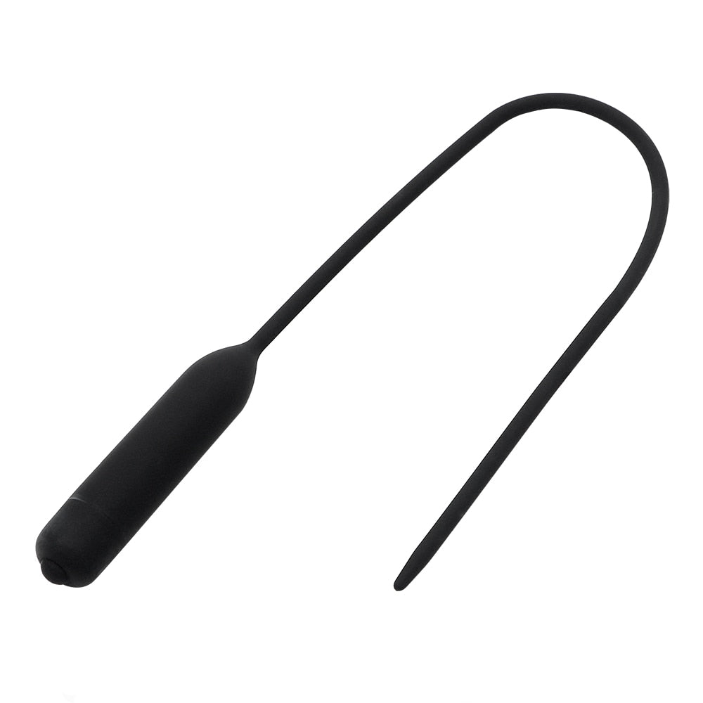 OLO Catheters Vibrator 5.5mm Penis Plug Sex Sounds Silicone Urethral Dilators Masturbator Sex Toys for Men