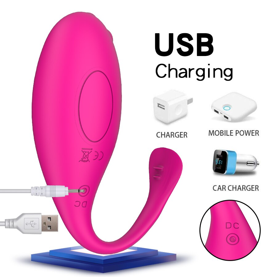POMELOK Vibrator for Women Wireless Remote Vibrating Egg Vagina G-Spot Anal Stimulation Wear Vibrator Panties Sex Toy for Couple