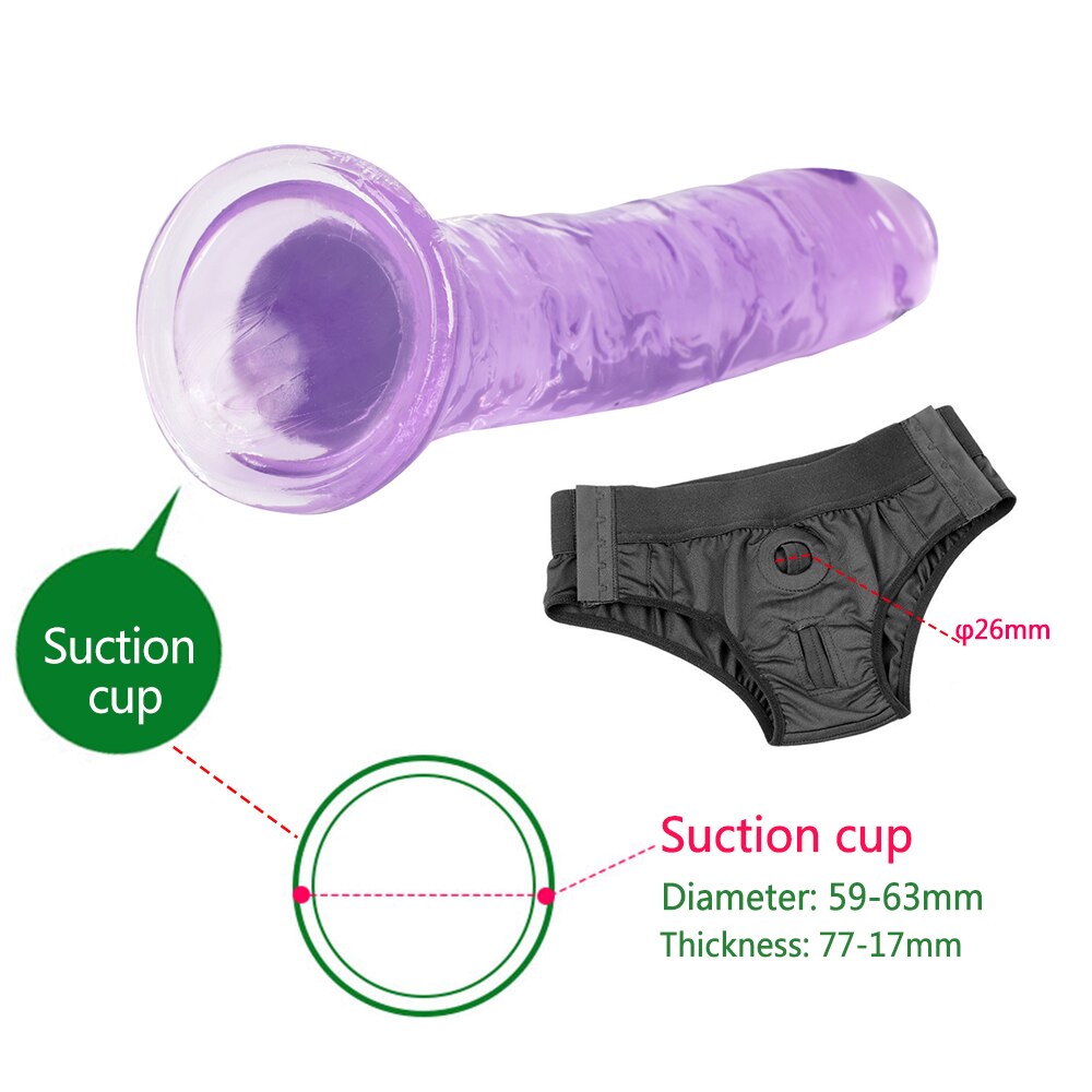 Panties Toy Dildo Panties Outdoor Vibrator Erotic Toys Wearable for Lesbian Adult Sex Toys Strap-on Penis Dildos for Women