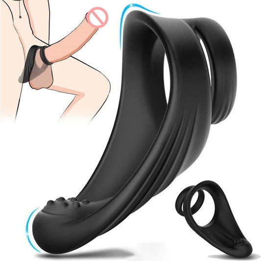 Penile ring, men's ring, couple's ring, delay ejaculation ring, scrotum tie, sex lock ring, sex toy for men, erection, prostate massager
