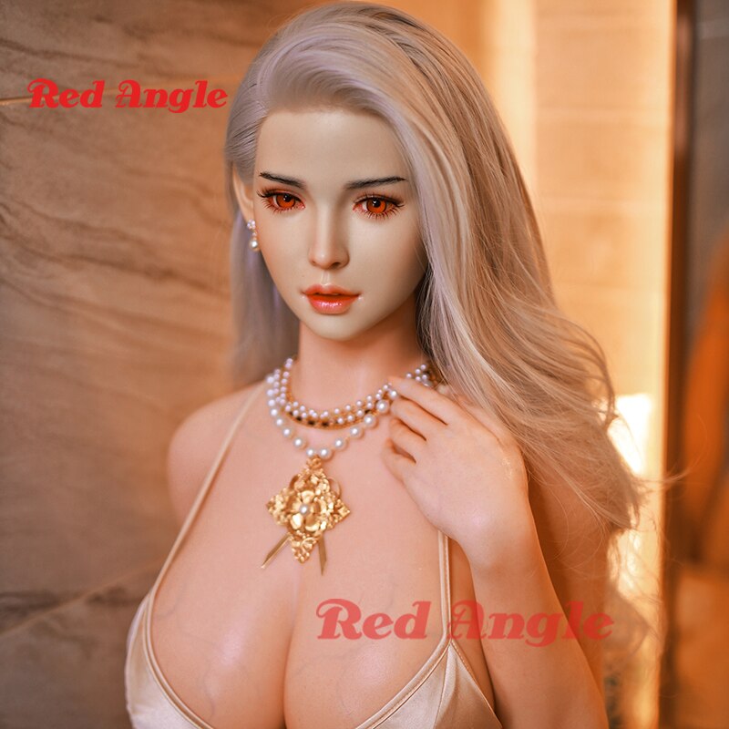 Red corner silicone doll, full hair implant, platinum silicone, big breast love doll, pussy, anal, anime toy for men