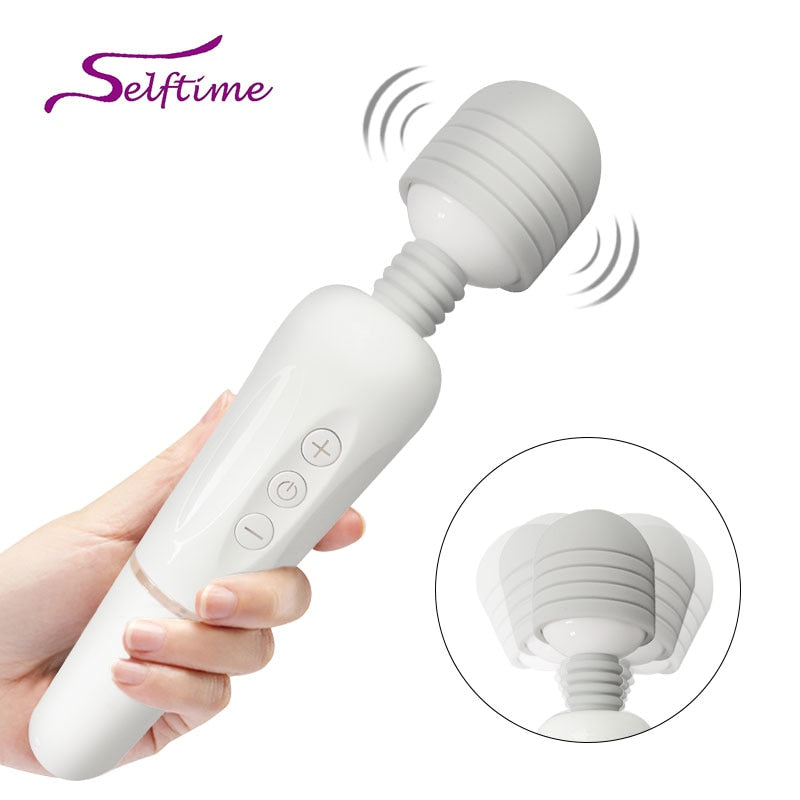 Powerful AV Magic Wand Body Massager, USB Charge G-Spot Vibrator for Women. Adult Vibrator Sex Toys for Women. Female Sex Products.
