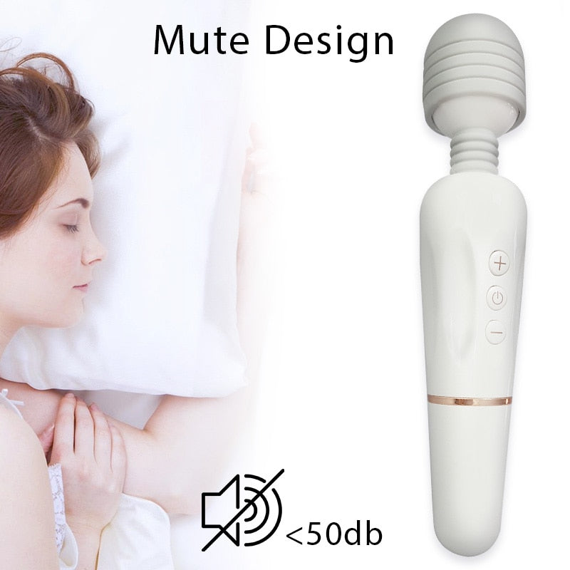 Powerful AV Magic Wand Body Massager, USB Charge G-Spot Vibrator for Women. Adult Vibrator Sex Toys for Women. Female Sex Products.