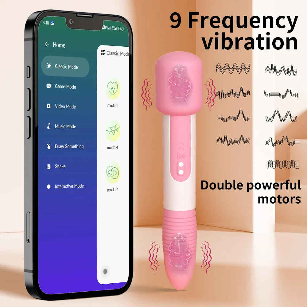 Powerful Bullet Vibrator APP Bluetooth Control Clitoral G Spot Stimulation Massager Mini Anal Pussy Stimulator Sex Toy for Women