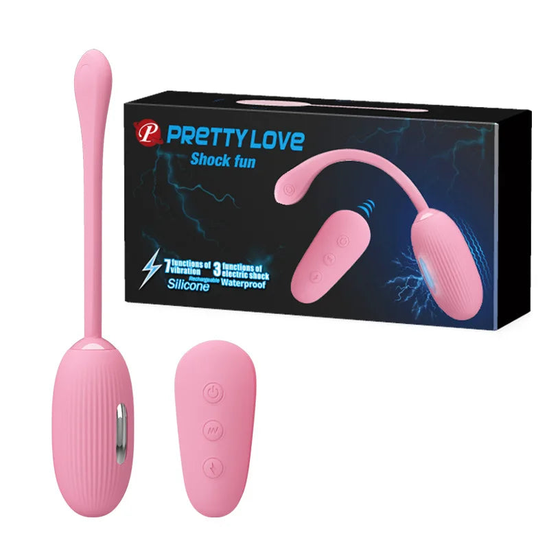 Pretty Love Female Masturbator Electro Shock Pulse Vagina Vibrator G-spot Clitoral Stimulator Electric Kegel Sex Toy For Women