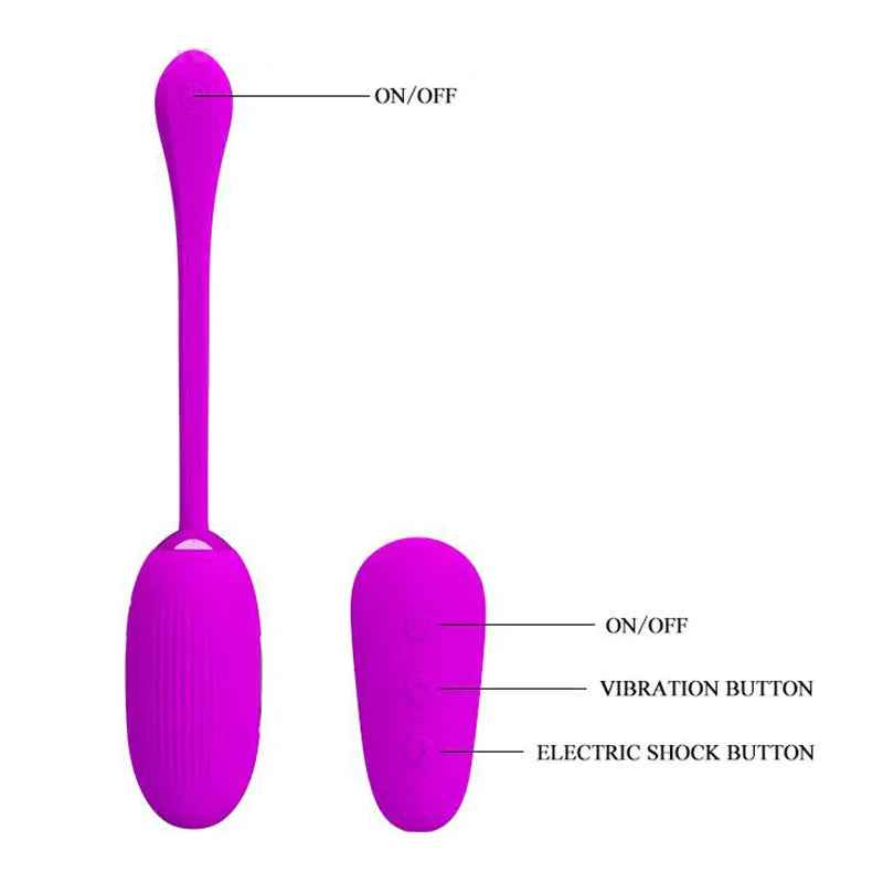 Pretty Love Female Masturbator Electro Shock Pulse Vagina Vibrator G-spot Clitoral Stimulator Electric Kegel Sex Toy For Women