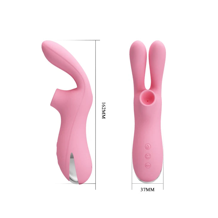 Pretty Love Sucking Vibrator Nipple Clit Sucker Clitoris Stimulator G-Spot 7 Speeds Sucker Vibrator for Women Sex Toys for Adults