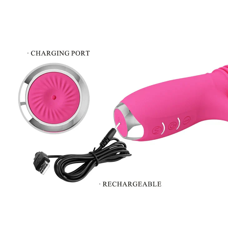 Pretty Love Thrusting Vibrators For Women Sex Toys 12-Speed Retractable Sex Machine Vagina G-Spot Masturbation Toys For Adults
