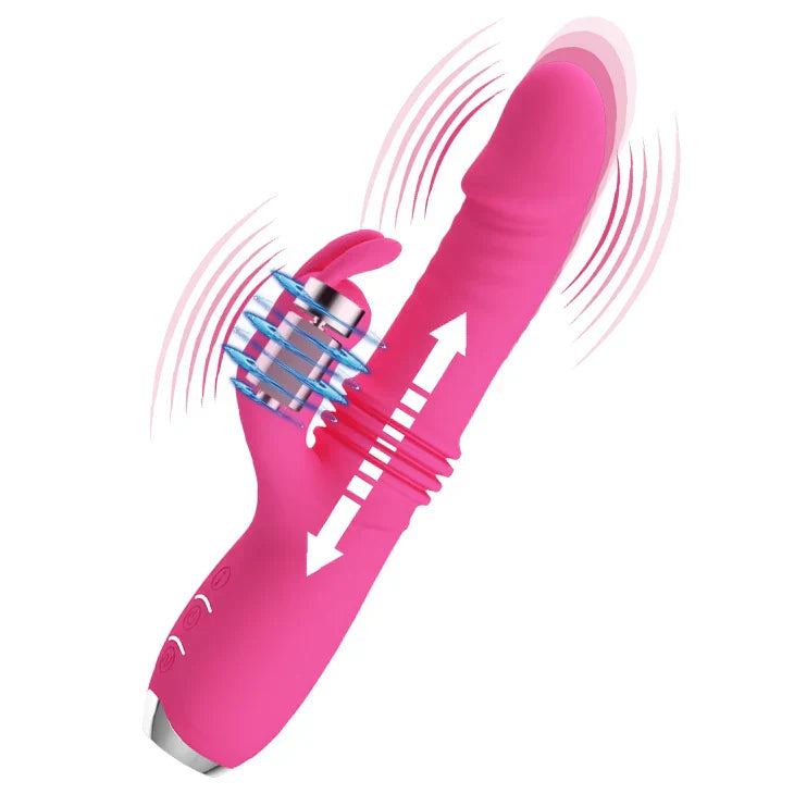 Pretty Love Thrusting Vibrators For Women Sex Toys 12-Speed Retractable Sex Machine Vagina G-Spot Masturbation Toys For Adults