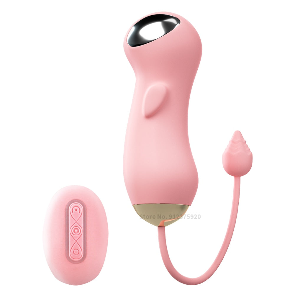 Remote Control Kegel Electric Shock Vaginal Balls for Women Clit Stimulation Vibrator Sex Toy Female Masturbation Vibrating Egg