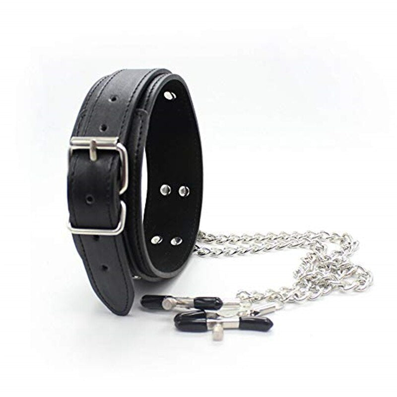 Restraint Handcuffs Neck Sex Collar Leash Bedroom Flirting BDSM Slave Sex Toys for Women Couples Games No Anal Plug Sexy Toys