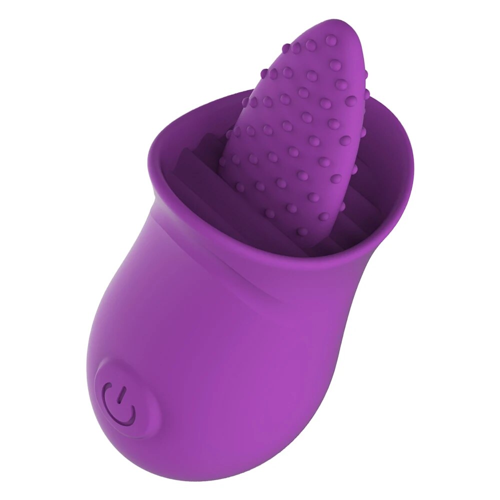 Rose Clitoris Stimulation Vibrator for Women, G-Spot Vibration, Tongue Licking, Oral Vagina Nipple Massager, Female Masturbator