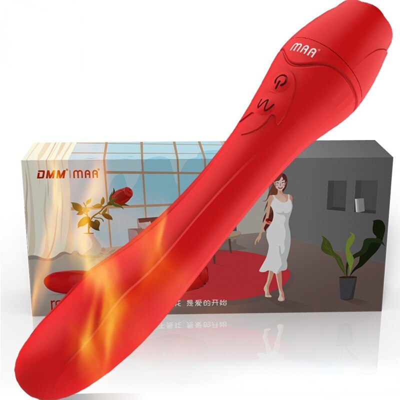 Rose Vibrator with Heater for Female Masturbation, Adult Arousal Accessory, Sex Toy for Sex, Dildo for Anal Sex Toy